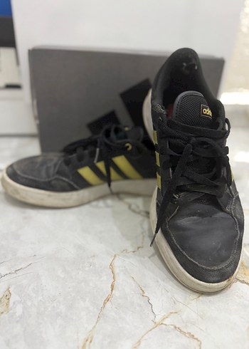 Siyah Sarı Adidas Günlük Spor Ayakkabı - Görsel 4