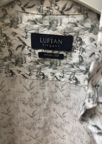 Lufian Gri Desenli Uzun Kollu Erkek Gömlek - Görsel 2