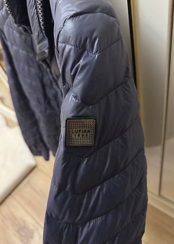 Lufian Erkek Lacivert Kapitone Ceket Fermuarlı - Görsel 4