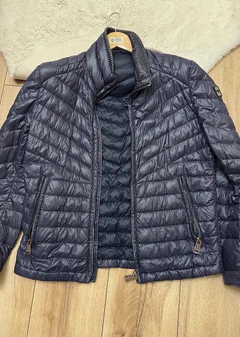 Lufian Erkek Lacivert Kapitone Ceket Fermuarlı - Görsel 6