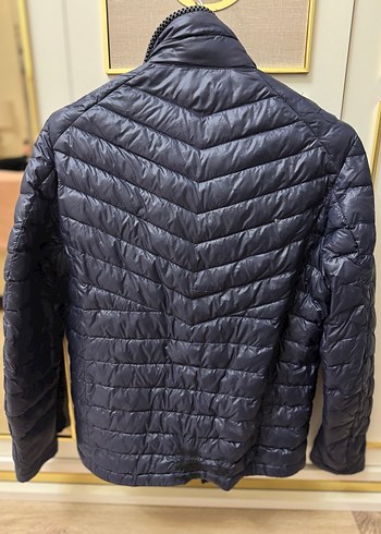 Lufian Erkek Lacivert Kapitone Ceket Fermuarlı - Görsel 5