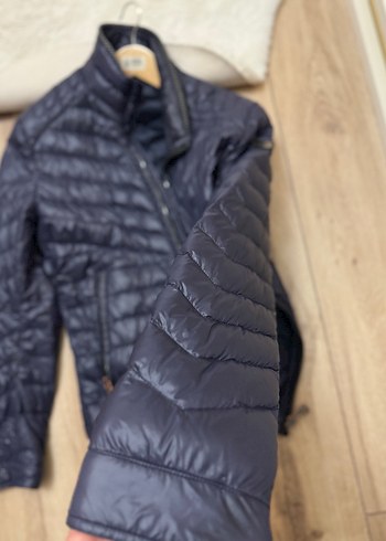 Lufian Erkek Lacivert Kapitone Ceket Fermuarlı - Görsel 9