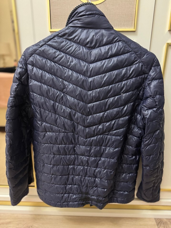 Lufian Erkek Lacivert Kapitone Ceket Fermuarlı - Görsel 5