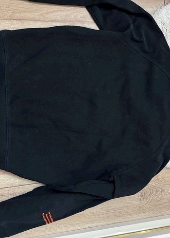 Siyah Oversize Lufian Erkek Sweatshirt - Görsel 3