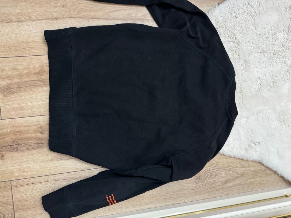 Siyah Oversize Lufian Erkek Sweatshirt - Görsel 3