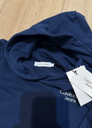 Calvin Klein Erkek Çocuk Kapüşonlu Sweatshirt Lacivert - Görsel 2