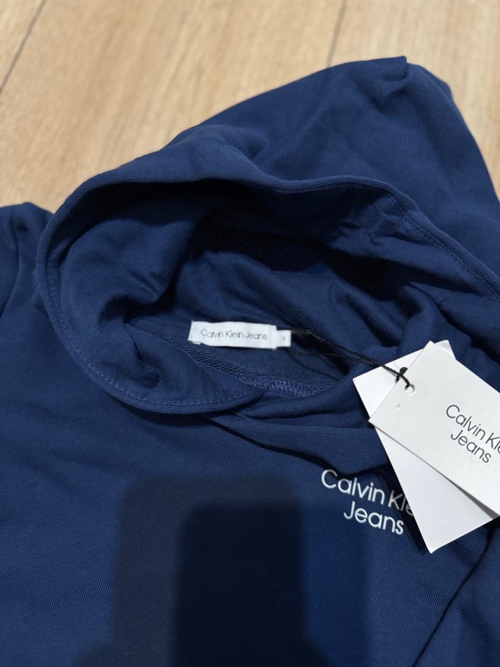 Calvin Klein Erkek Çocuk Kapüşonlu Sweatshirt Lacivert - Görsel 2