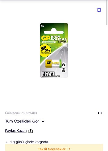 Yeşil GP Ultra ve Greencell Pil Paketleri - Görsel 14