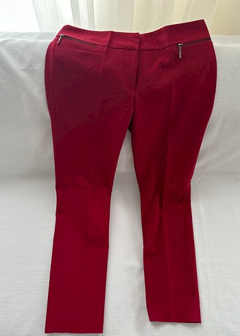 Journey Koyu Bordo Fermuarli Sik Pantolon