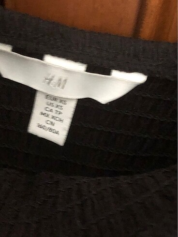 H&M Siyah kısa elbise