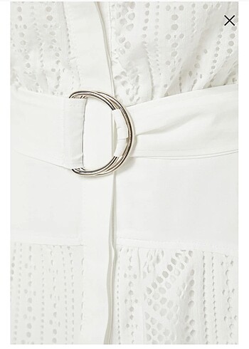 KEMERİ MİNİ GÖMLEK ELBİSE - Görsel 6