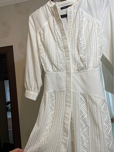 KEMERİ MİNİ GÖMLEK ELBİSE - Görsel 7