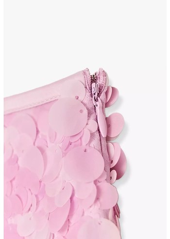 ZARA PAYETLİ MİNİ ETEK - Görsel 3