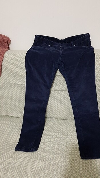 xl Beden Fitilli kadife pantolon