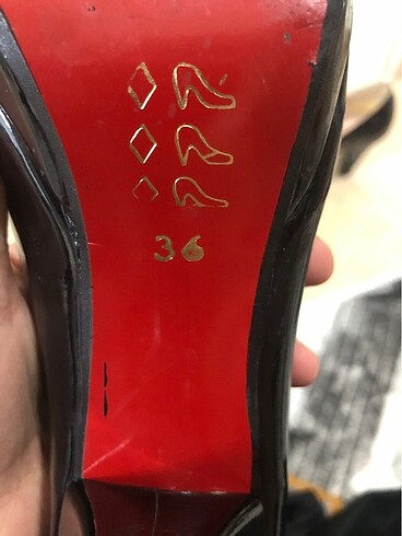 36 Beden siyah Renk Topuklu ayakkabı