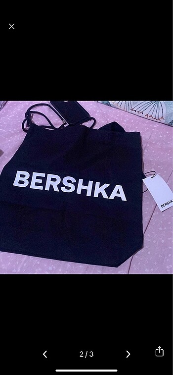 Bershka orta boy bez çanta