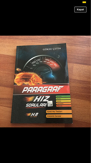 Paragraf hız ve renk yks kpss ales dgs
