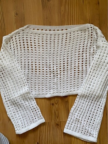 Zara Örme crop kazak