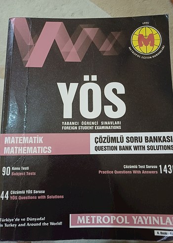 YÖS Matematik Çözümlü Soru Bankası