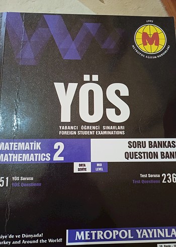 YÖS Matematik Soru Bankası 2 - Orta Seviye