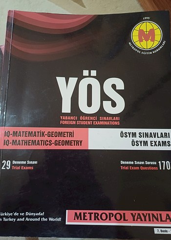 YÖS Matematik-Geometri Deneme Sınavları
