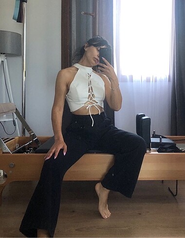 Trendyol & Milla Trendyolmilla Beyaz Crop