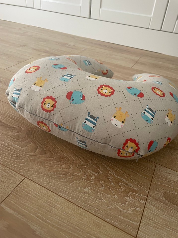 Fisher price Desenli Gri Emzirme ve Hamilelik ve tummytime yastk - Görsel 3