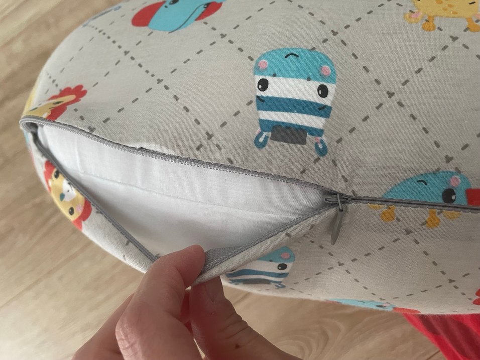 Fisher price Desenli Gri Emzirme ve Hamilelik ve tummytime yastk - Görsel 4