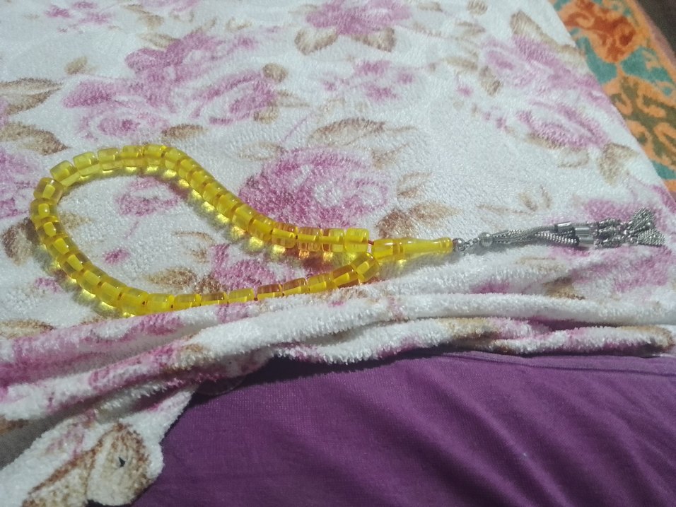 Renkli Sarı Erkek Tesbih - Görsel 2