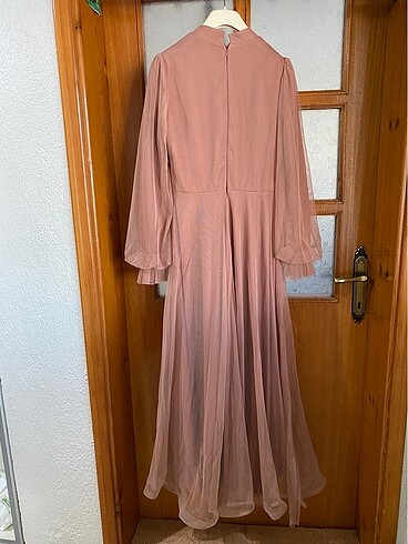38 Beden camel Renk Elbise