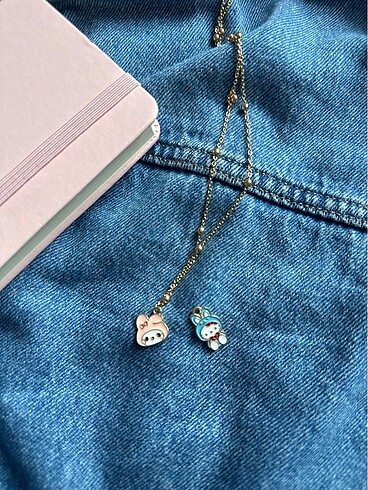  Beden çeşitli Renk Hello kittyli kolyeee gold
