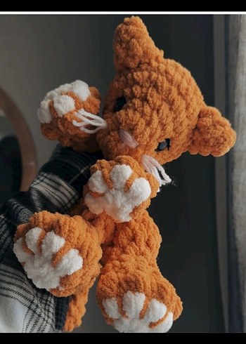 Diğer Kahverengi Peluş Kedi Oyuncak