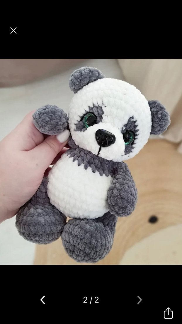 Peluş Oyuncak Panda Seti - Görsel 2
