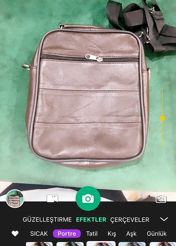 Kahverengi Erkek kol Çantası - Görsel 2