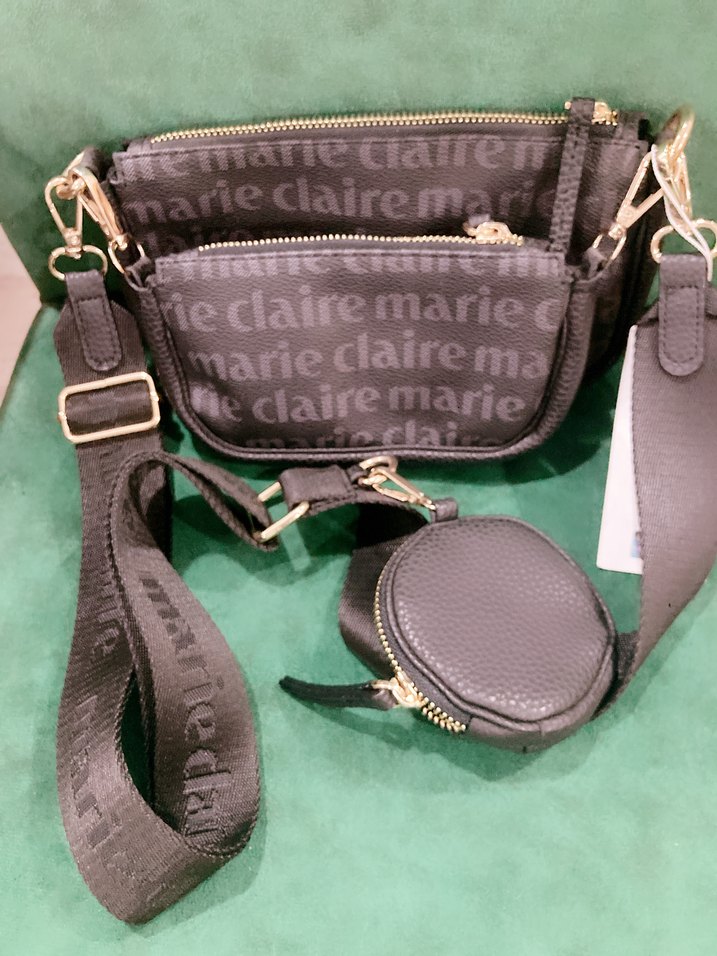 Gri Deri Kadın Çapraz Çanta - Görsel 3