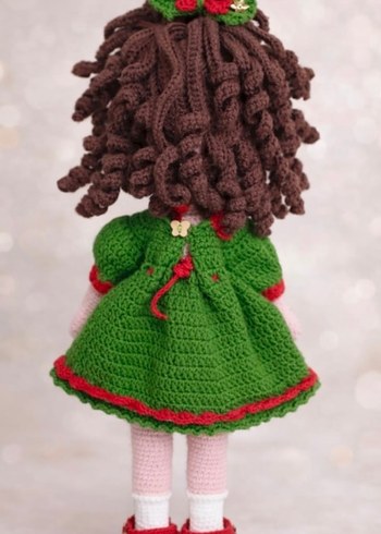 Renkli Örgü Bebek Oyuncak - Görsel 2