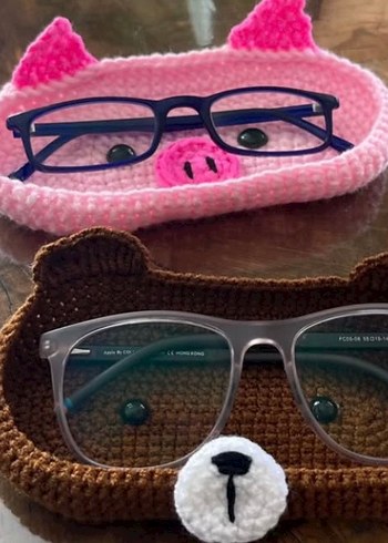 Renkli Kedi Temalı Gözlük Kılıfları - Görsel 2