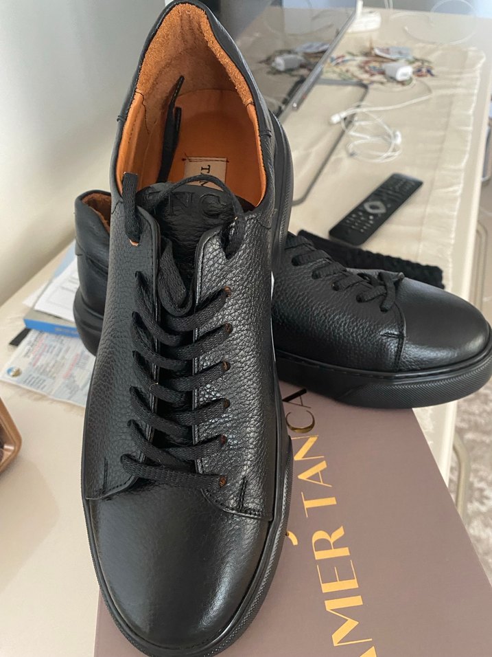 Siyah Bağcıklı Erkek Günlük Ayakkabı - Görsel 3