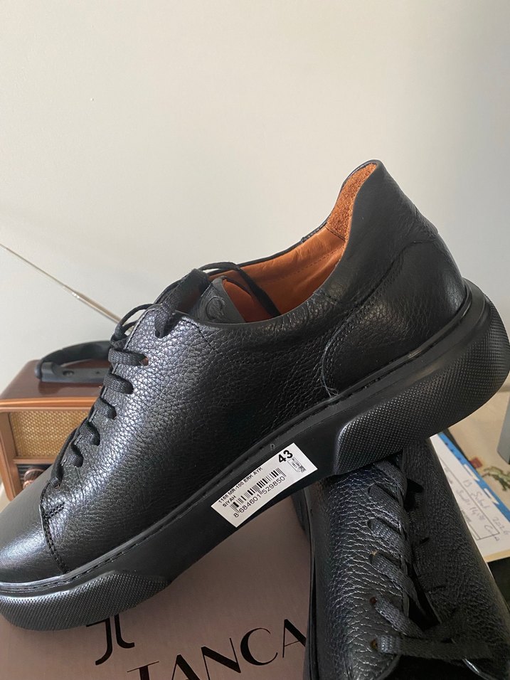 Siyah Bağcıklı Erkek Günlük Ayakkabı - Görsel 2