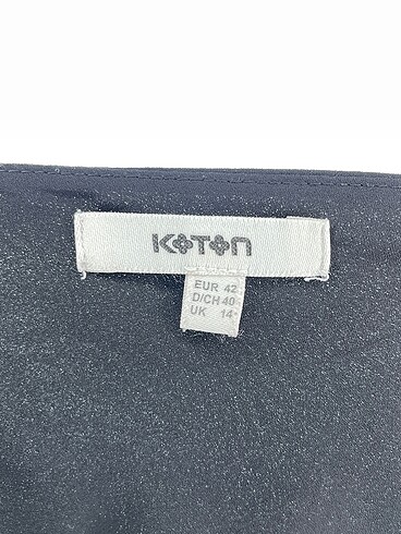 42 Beden siyah Renk Koton Bluz %70 İndirimli.