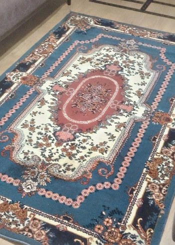 vintage halı ,  el dokuma yün halı - Görsel 2