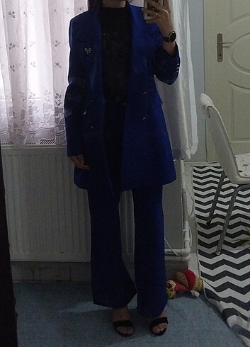 Diğer Lacivert blazer takım