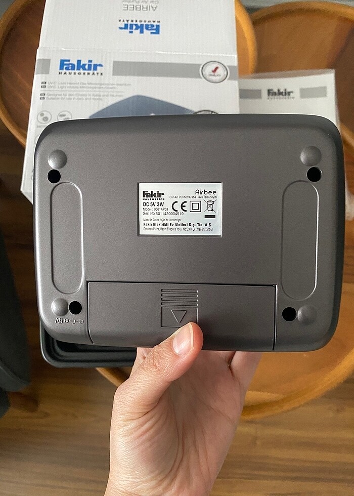 Fakir Airbee İyonik Hava Temizleme cihazı - Görsel 4