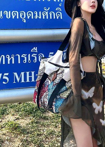 4'lü Set Kelebek Desenli Bikini Takım - Görsel 6