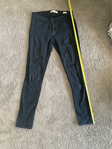 Siyah skinny normal bel pantolon