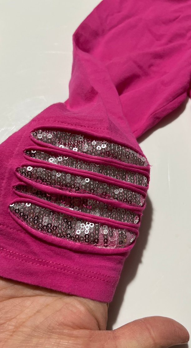 Pembe Kız Çocuk Tayt - Görsel 3