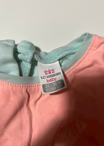 Kız Çocuk Pastel Renkli Tie-Dye Tişört - Görsel 3