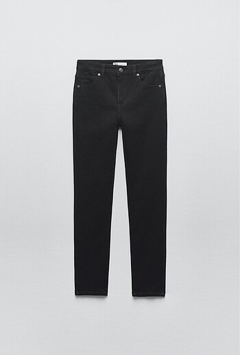Orijinal Zara Siyah Skinny Dar Kot Jean