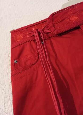On Fashion Mini kırmızı etek 