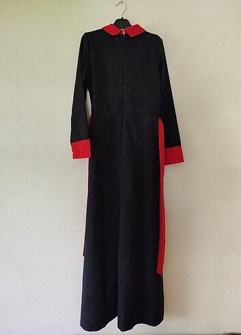 Fashionsak Elbise. Uzun elbise. Kemerli elbise